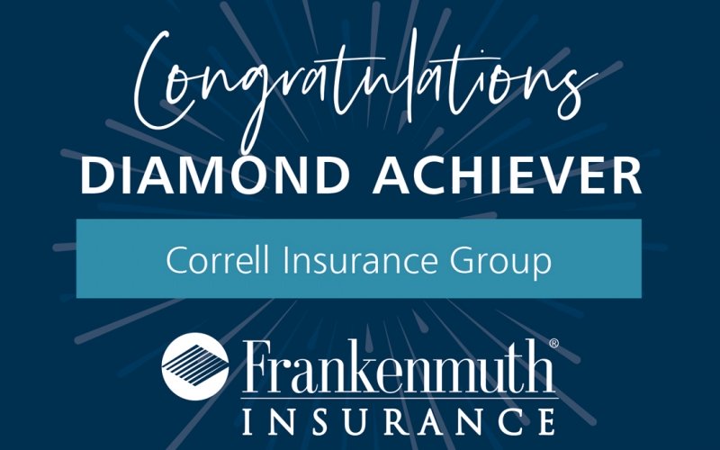 Frankenmuth Insurance Selects Correll Insurance Group as South Carolina's Diamond Achiever