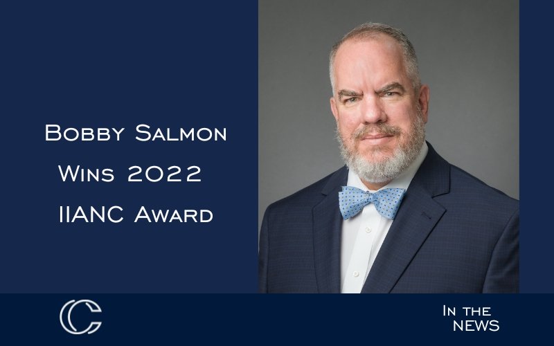 Bobby Salmon Wins 2022 IIANC Award 