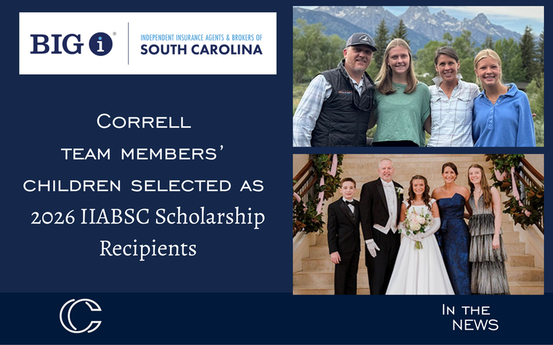 Correll Team Members’ Children Selected as 2026 IIABSC Scholarship Recipients