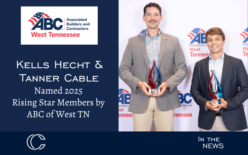 Kells Hecht & Tanner Cable Named 2025 Rising Star Members by ABC of West TN