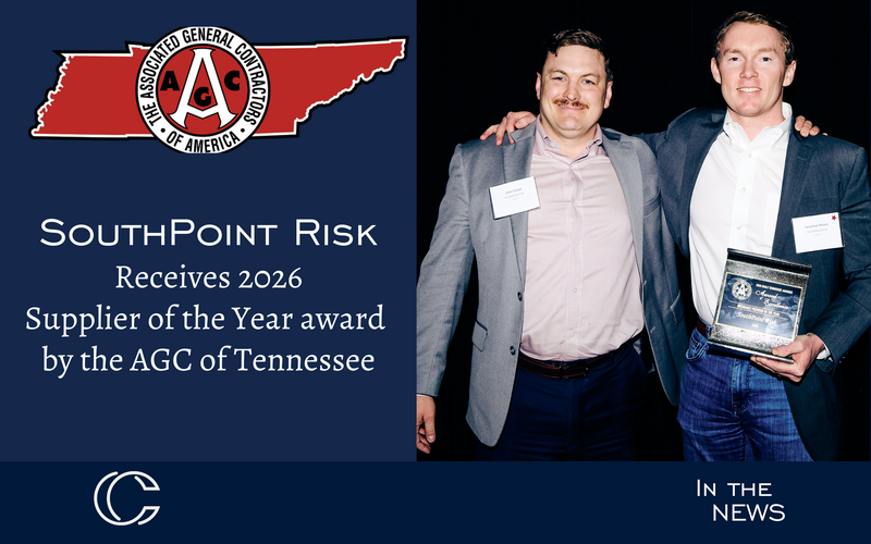 SouthPoint Risk Named Supplier of the Year at 2026 AGC BuildTN Awards 